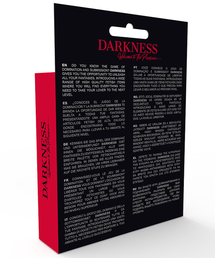DARKNESS - HARNESS WITH HOLE ONE SIZE