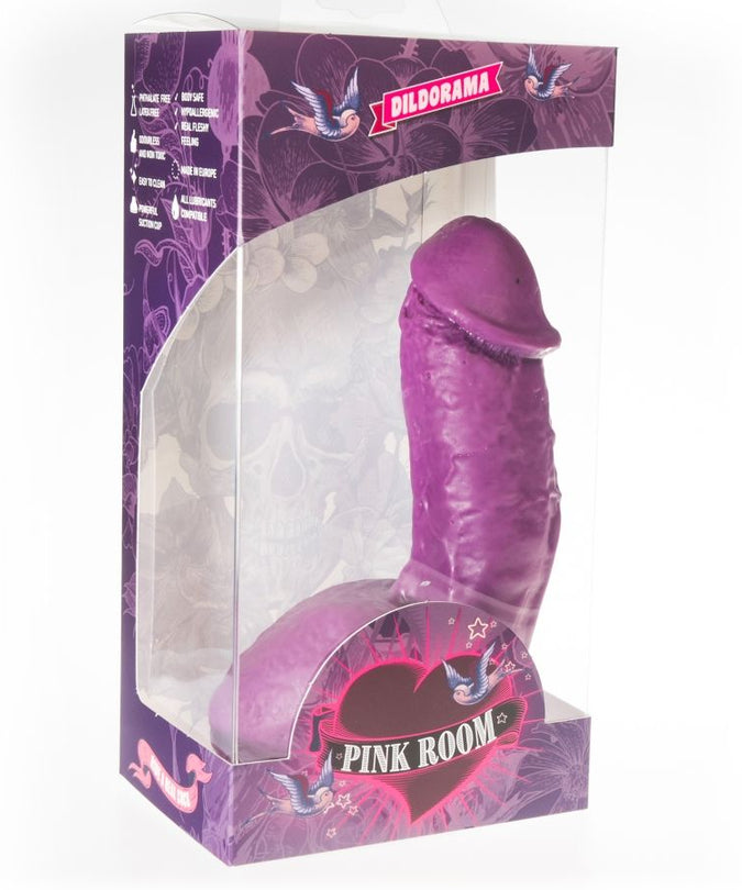 Pink Room – Elian Realistic Dildo Purple 17.5 Cm