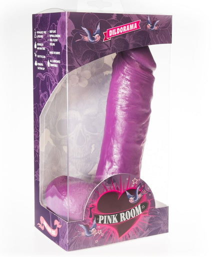 PINK ROOM - ANTON REALISTIC DILDO PURPLE 21.5 CM