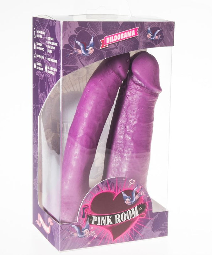 PINK ROOM - ARTHUS REALISTIC DILDO PURPLE 17CM/15.5CM