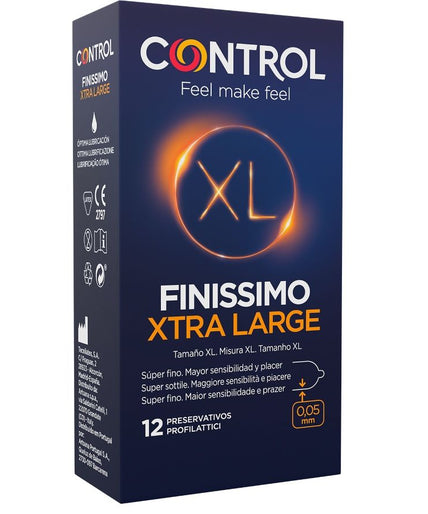 CONTROL - FINISSIMO XL CONDOMS 12 STUKS