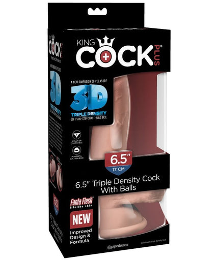 KING COCK - TRIPLE DENSITY DILDO 14 CM