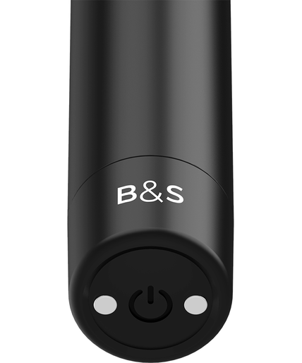 BLACK&SILVER - KERNEX 2 BLACK VIBRATING MAGNETIC BULLET