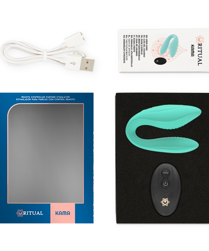 RITHUAL - KAMA REMOTE CONTROL FOR COUPLES AQUA