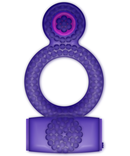 CASUAL LOVE - RING VIBRATING DOUBLE PLEASURE PURPLE