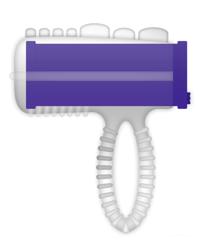 CASUAL LOVE - RING TONGUE VIBRATING PURPLE