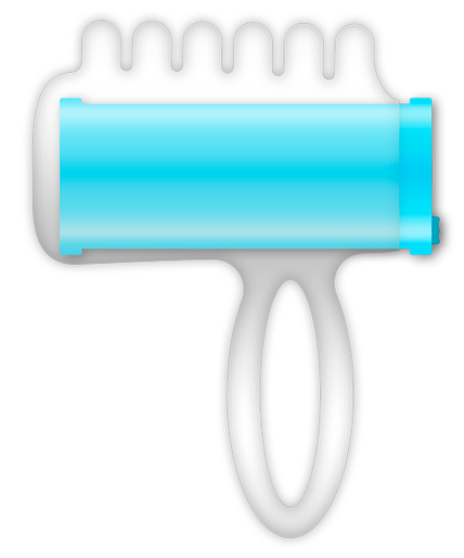 CASUAL LOVE - LOVE FINGER FUN BLAUW