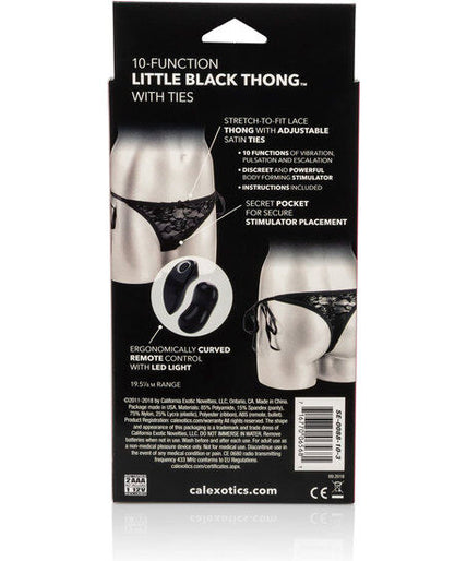 CALEXOTICS - 10 FUNCTION THONG WITH TIES