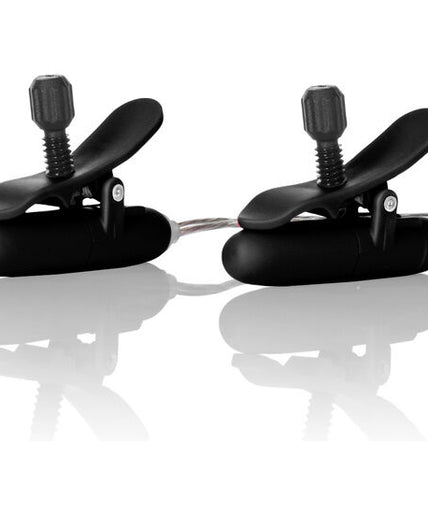CALEXOTICS - VIBR HEATED NIPPLE TEASERS BLACK