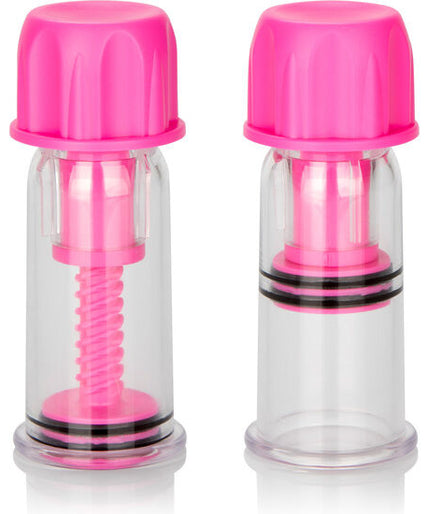 CALEXOTICS - VACCUM TWIST PINK NIPPLE SUCTION CUP