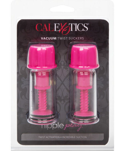 CALEXOTICS - VACCUM TWIST PINK NIPPLE SUCTION CUP