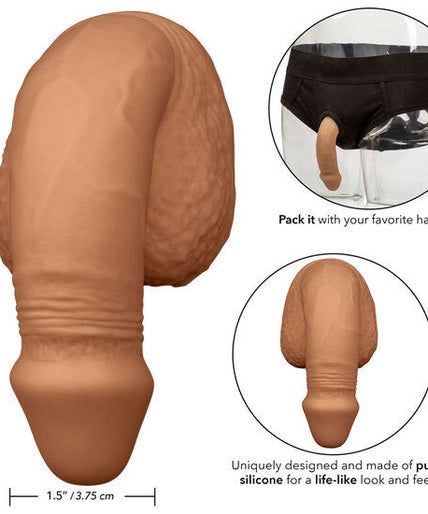 CALEXOTICS - SILICONE PACKING PENIS 12.75 CM CARAMEL