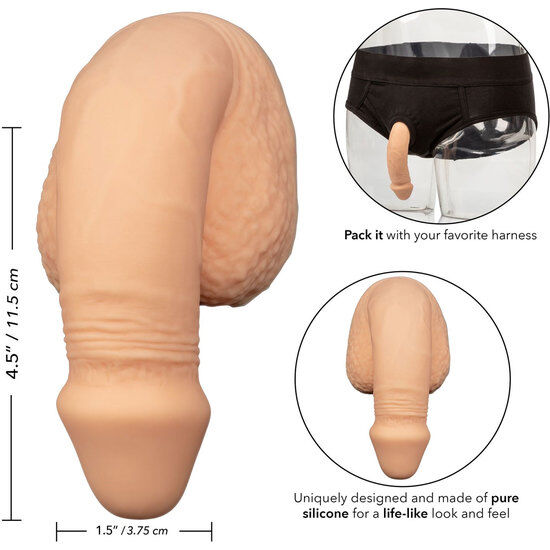 CALEXOTICS - SILICONEN PACKING PENIS 12.75 CM FLESH