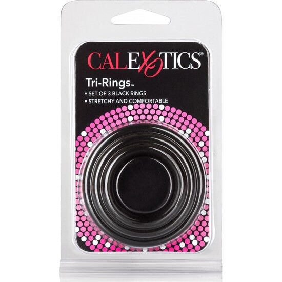 Calexotics – Tri – Rings Black
