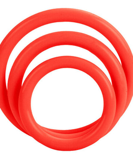 CALEXOTICS - TRI-RINGS SET RED