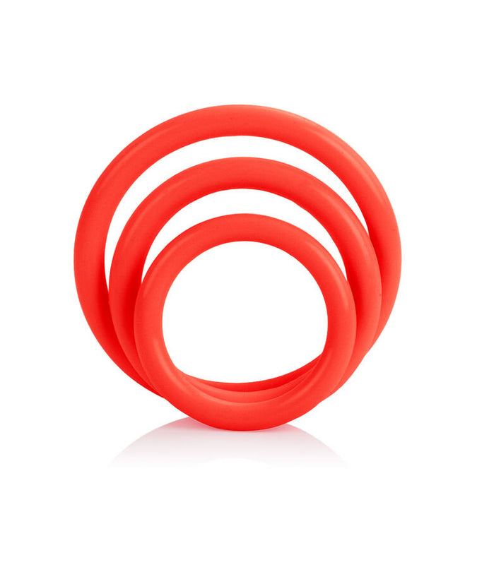 CALEXOTICS - TRI-RINGS SET RED
