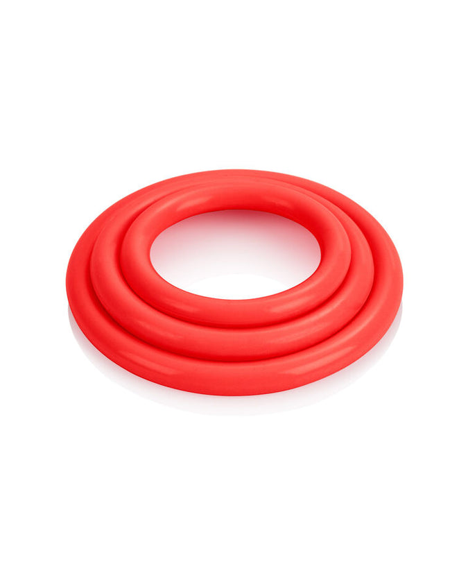 CALEXOTICS - TRI-RINGS SET RED