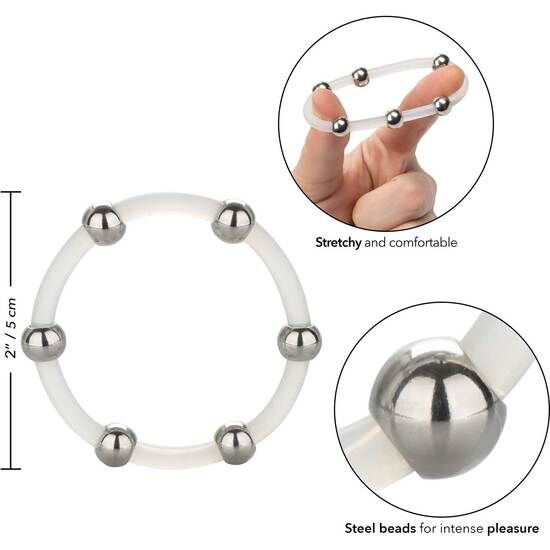 CALEXOTICS - STALEN KRALEN SILICONEN RING XL