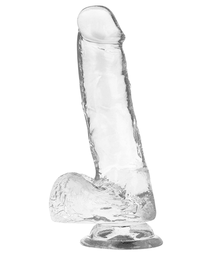 X RAY - CLEAR COCK WITH BALLS 18.5 CM -O- 3.8 CM