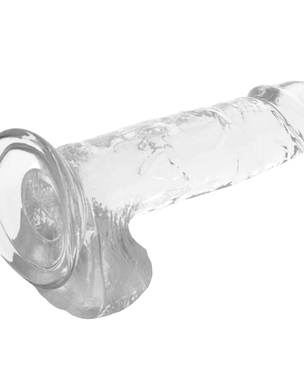 X RAY - CLEAR COCK WITH BALLS 20 CM -O- 4.5 CM
