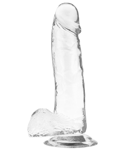 X RAY - CLEAR COCK WITH BALLS 20 CM -O- 4.5 CM