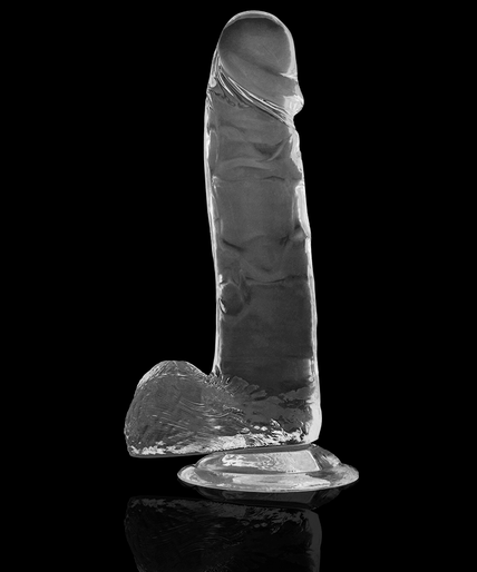 X RAY - CLEAR COCK WITH BALLS 20 CM -O- 4.5 CM