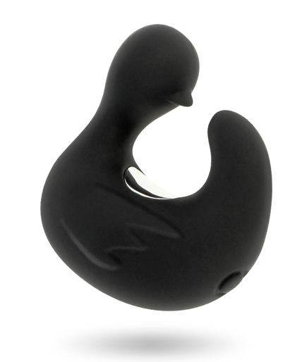 BLACK&SILVER - DUCKYMANIA RECHARGEABLE SILICONE STIMULATING DUCK THIMBLE