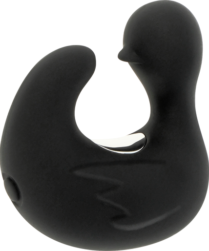 BLACK&SILVER - DUCKYMANIA RECHARGEABLE SILICONE STIMULATING DUCK THIMBLE