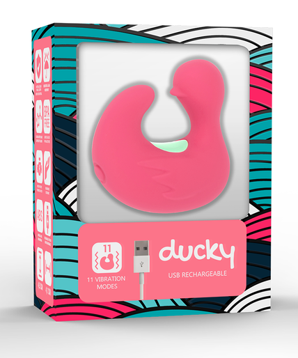 HAPPY LOKY - DUCKYMANIA RECHARGEABLE SILICONE STIMULATOR FINGER