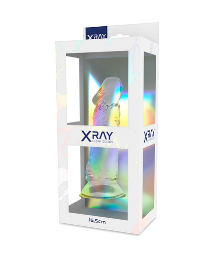 XRAY CLEAR COCK 16.5 CM X 4 CM