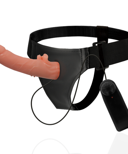 HARNESS ATTRACTION - RNES VIBRATOR HECTOR 20 CM -O- 3.5 CM
