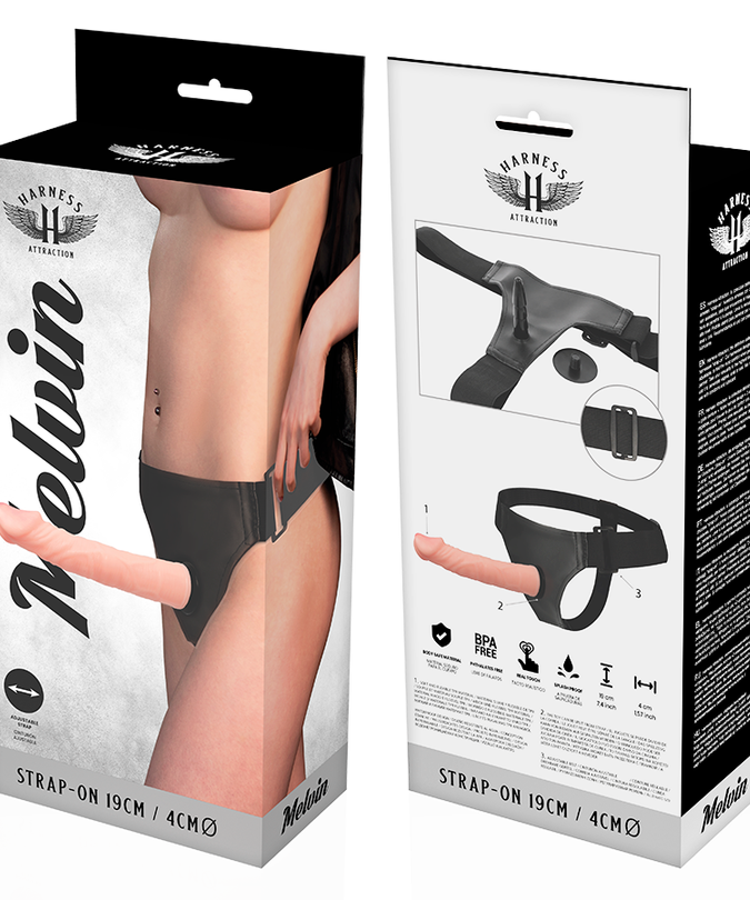 HARNESS ATTRACTION - RNES MELVIN FLESH 19 CM -O- 4 CM