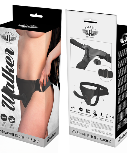HARNESS ATTRACTION - RNES SILICONE WALKER G-SPOT 15.5 CM -O- 3.8 CM
