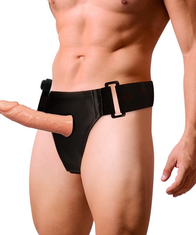 HARNESS ATTRACTION - RNES HOLLOW BENNY MET VIBRATOR 15 CM -O- 4.5 CM