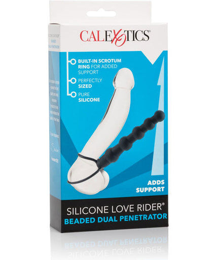 CALEXOTICS - BEADED DUAL PENETRATOR BLACK