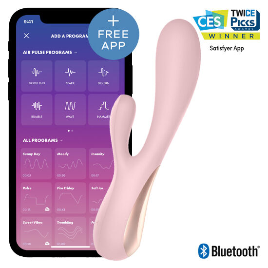 SATISFYER - MONO FLEX ROZE MET APP