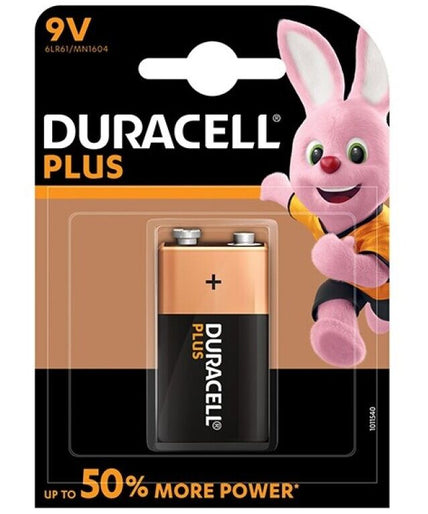 DURACELL - PLUS POWER BATTERIJ 9V LR61 1STUK