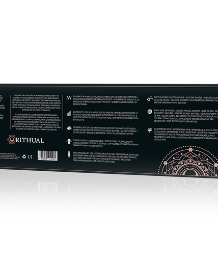 RITHUAL - POWERFUL RECHARGEABLE AKASHA WAND 2.0 BLACK