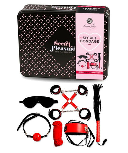 SECRETPLAY - BDSM SET 6 PCS RED COLLECTION