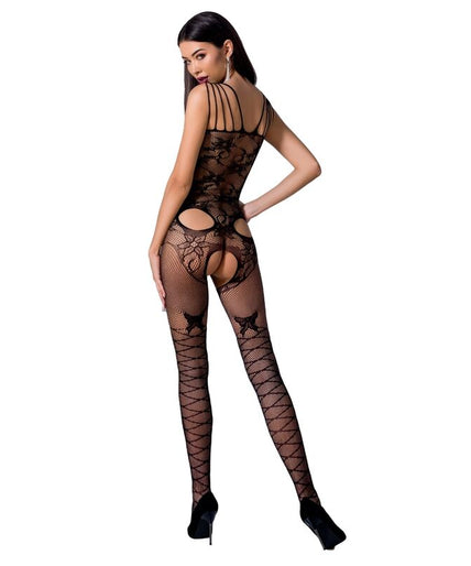 PASSION - WOMAN BS076 BODYSTOCKING ONE SIZE ZWART