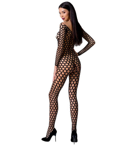 PASSION - WOMAN BS077 BODYSTOCKING ONE SIZE ZWART