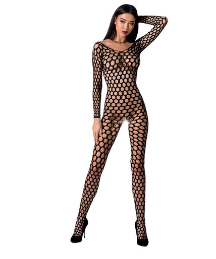 PASSION - WOMAN BS077 BODYSTOCKING ONE SIZE ZWART
