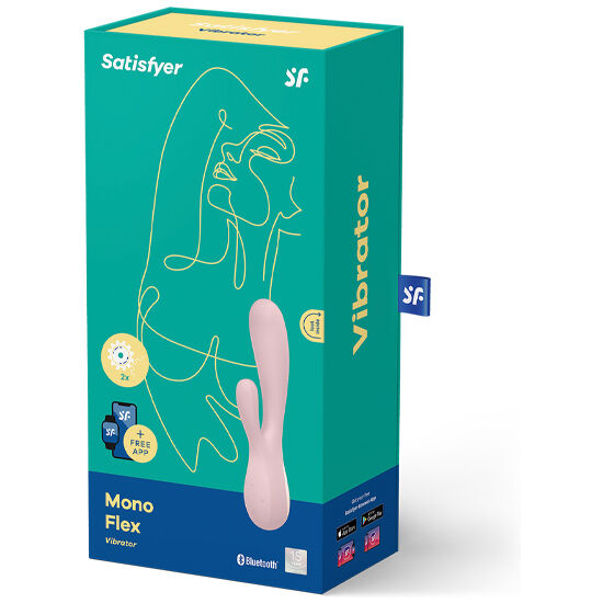 SATISFYER - MONO FLEX ROZE MET APP