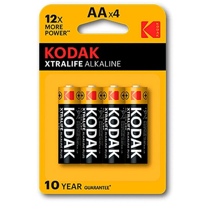 Kodak – Xtralife Alkaline Battery Aa Lr6 Blister * 4