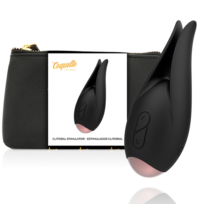 COQUETTE CHIC DESIRE - CLITORISSTIMULATOR ZWART / GOUDEN BLOEM