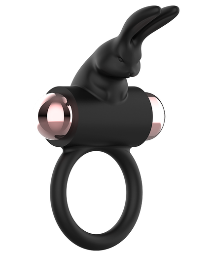 COQUETTE CHIC DESIRE - COCK RING WITH VIBRATOR BLACK/ GOLD