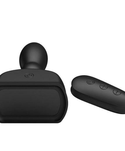 MR PLAY - BLACK INFLATABLE ANAL PLUG REMOTE CONTROL