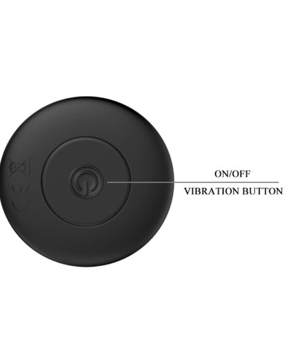 MR PLAY - RECHARGEABLE BLACK VIBRATOR ANAL PLUG