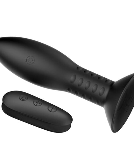 MR PLAY - PLUG WITH BLACK ROTATING BALLS REMOTE CONTROL