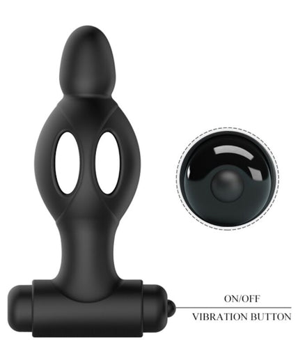 MR PLAY - SILICONE ANAL PLUG WITH VIBRATION